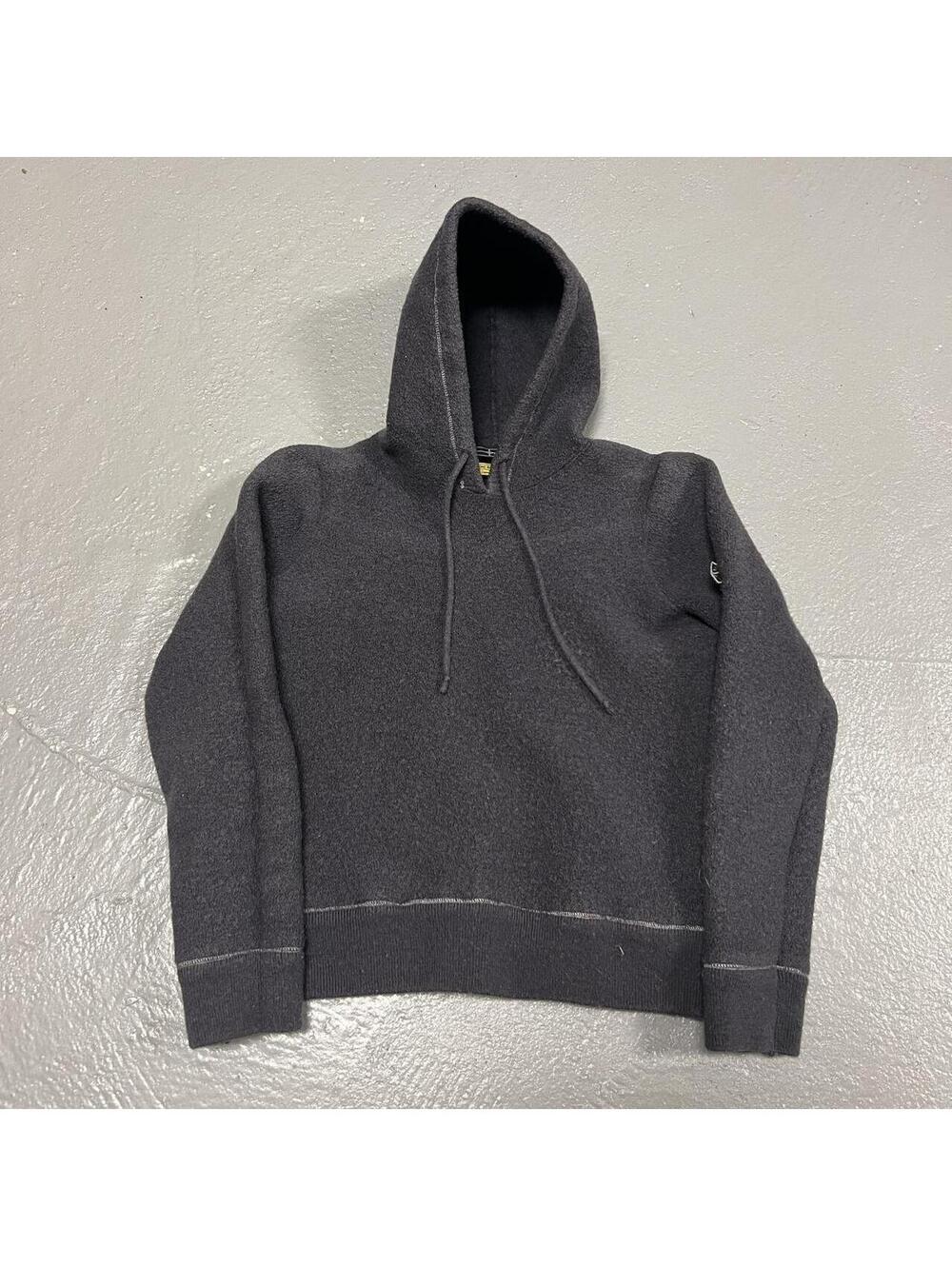 Stone Island Denims Charcoal Gray 100% Wool Sweater